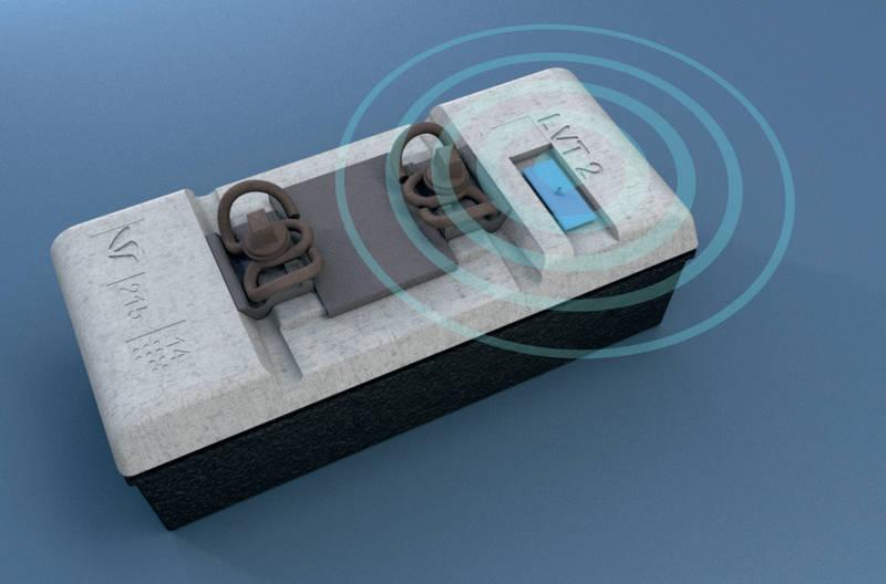 LVT support with integrated RFID chip